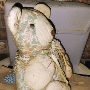 Homemade in 1969 country bear decor